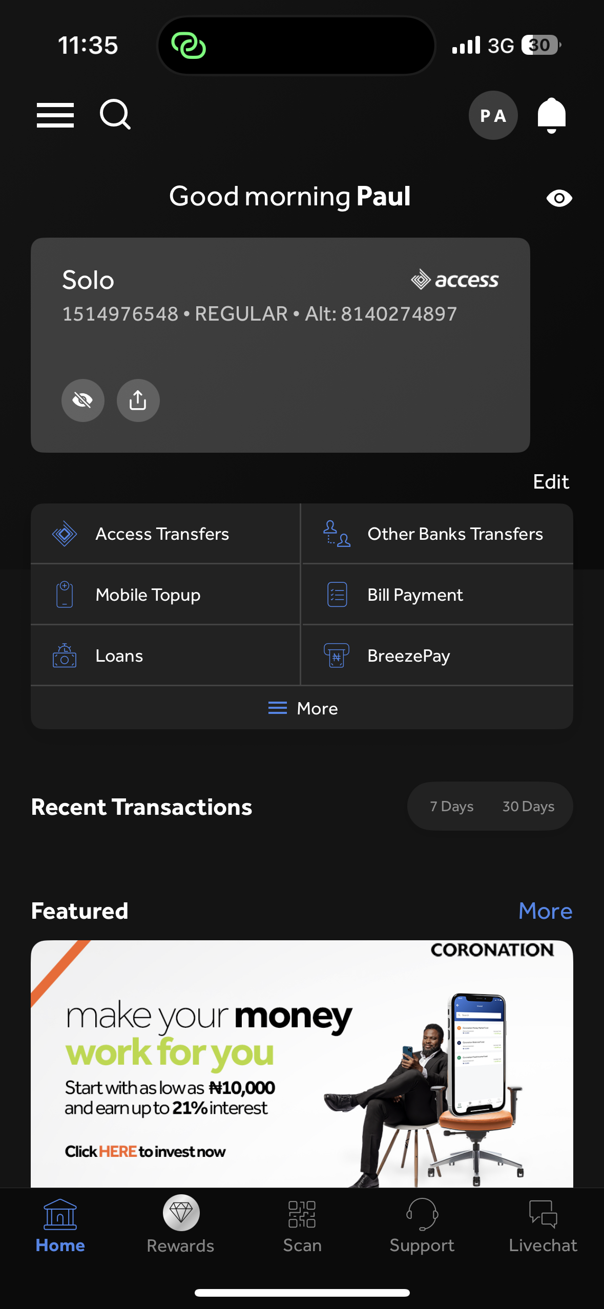 Background of a beautiful view